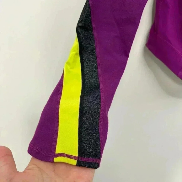 Lululemon Half Moon Full Zip Track Jacket Running Yoga Activewear Purple Women 8 - Picture 7 of 16